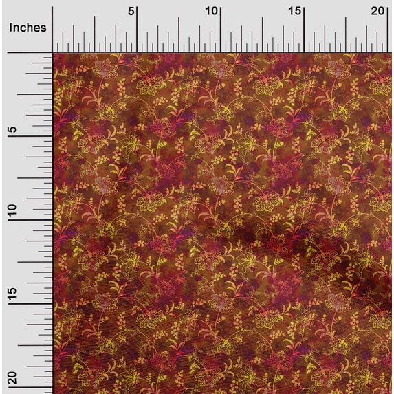 oneOone Cotton Jersey Brick Red Fabric Batik Sewing Fabric By The Yard Printed Diy Clothing Sewing Supplies 58 Inch Wide