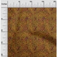 thumbnail image 1 of oneOone Cotton Jersey Brown Fabric Batik Fabric For Sewing Printed Craft Fabric By The Yard 58 Inch Wide, 1 of 4