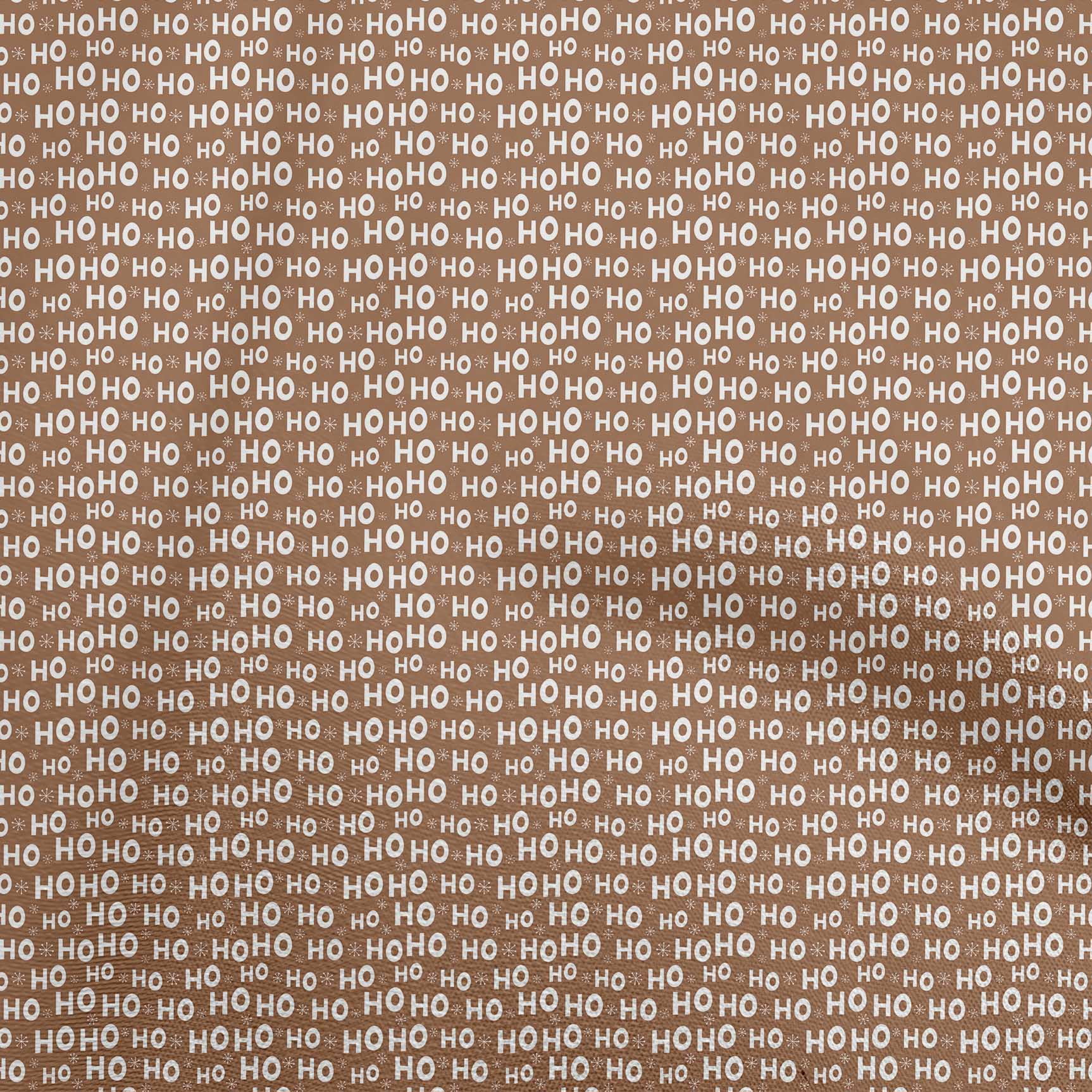 oneOone Cotton Jersey Brown Fabric Christmas Diy Clothing Quilting Fabric Print Fabric By Yard 58 Inch Wide