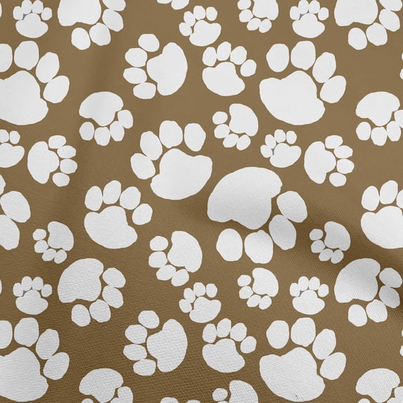 oneOone Cotton Jersey Brown Fabric Dog Sewing Fabric By The Yard Printed Diy Clothing Sewing Supplies 58 Inch Wide