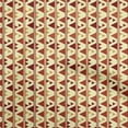 thumbnail image 1 of oneOone Cotton Jersey Brown Fabric Geometric Quilting Supplies Print Sewing Fabric By The Yard 58 Inch Wide, 1 of 4