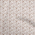 thumbnail image 1 of oneOone Cotton Jersey Brown Fabric Heart Craft Projects Decor Fabric Printed By The Yard 58 Inch Wide, 1 of 4