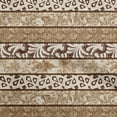 thumbnail image 1 of oneOone Cotton Jersey Brown Fabric Mix Block Pattern Sewing Material Print Fabric By The Yard 58 Inch Wide, 1 of 4