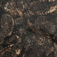 thumbnail image 1 of oneOone Cotton Jersey Brown Fabric Paisley Sewing Craft Projects Fabric Prints By Yard 58 Inch Wide, 1 of 4
