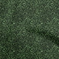 thumbnail image 1 of oneOone Cotton Jersey Dark Green Fabric Aian Batik Sewing Material Print Fabric By The Yard 58 Inch Wide, 1 of 4
