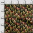 thumbnail image 1 of oneOone Cotton Jersey Dark Green Fabric Halloween Craft Projects Decor Fabric Printed By The Yard 58 Inch Wide, 1 of 1