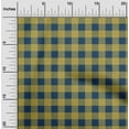 thumbnail image 1 of oneOone Cotton Jersey Dark Navy Blue Fabric Gingham Check Sewing Fabric By The Yard Printed Diy Clothing Sewing Supplies 58 Inch Wide, 1 of 4
