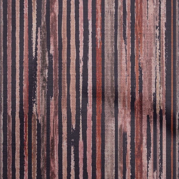 oneOone Cotton Jersey Dark Rose Brown Fabric Striped Line Sewing Fabric By The Yard Printed Diy Clothing Sewing Supplies 58 Inch Wide