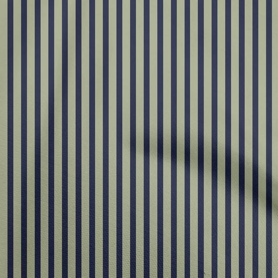 oneOone Cotton Jersey Dark Teal Blue Fabric Stripes Dress Material Fabric Print Fabric By The Yard 58 Inch Wide