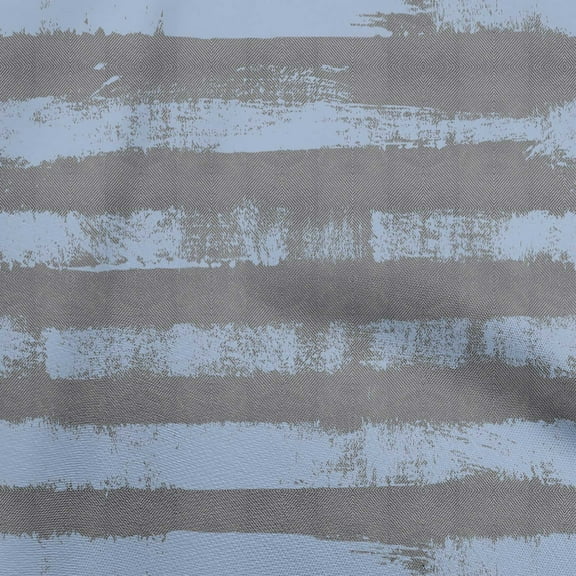 oneOone Cotton Jersey Dusty Blue Fabric Stripes Brush Dress Material Fabric Print Fabric By The Yard 58 Inch Wide