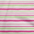 thumbnail image 1 of oneOone Cotton Jersey Fuschia Pink Fabric Stripes Sewing Material Print Fabric By The Yard 58 Inch Wide, 1 of 4