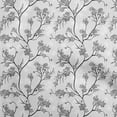 thumbnail image 1 of oneOone Cotton Jersey Gray Fabric Floral Fabric For Sewing Printed Craft Fabric By The Yard 58 Inch Wide, 1 of 5