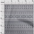 thumbnail image 1 of oneOone Cotton Jersey Gray Fabric Geometric Tribal Craft Projects Decor Fabric Printed By The Yard 58 Inch Wide, 1 of 4