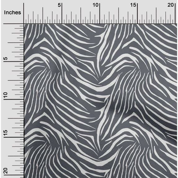 oneOone Cotton Jersey Gray Fabric Skins Animal Dress Material Fabric Print Fabric By The Yard 58 Inch Wide