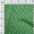 thumbnail image 1 of oneOone Cotton Jersey Green Fabric Batik Quilting Supplies Prints Sewing Fabric By The Yards 58 Inches Wide, 1 of 4