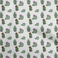 thumbnail image 1 of oneOone Cotton Jersey Green Fabric Cactus Dress Material Fabric Print Fabric By The Yard 58 Inch Wide, 1 of 5