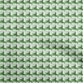 thumbnail image 1 of oneOone Cotton Jersey Green Fabric Geometric Sewing Material Print Fabric By The Yard 58 Inch Wide, 1 of 5