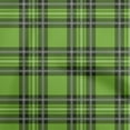 thumbnail image 1 of oneOone Cotton Jersey Green Fabric Tartan Sewing Craft Projects Fabric Prints By Yard 58 Inch Wide, 1 of 4
