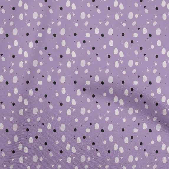 oneOone Cotton Jersey Lavender Fabric Abstract Dress Material Fabric Print Fabric By The Yard 58 Inch Wide