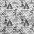 thumbnail image 1 of oneOone Cotton Jersey Light Gray Fabric Beach Sewing Material Print Fabric By The Yard 58 Inch Wide, 1 of 4