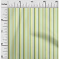 thumbnail image 1 of oneOone Cotton Jersey Light Green Fabric Stripe Sewing Material Print Fabric By The Yard 58 Inch Wide, 1 of 4