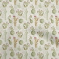 thumbnail image 1 of oneOone Cotton Jersey Light Yellow Fabric Cactus Fabric For Sewing Printed Craft Fabric By The Yard 58 Inch Wide, 1 of 5