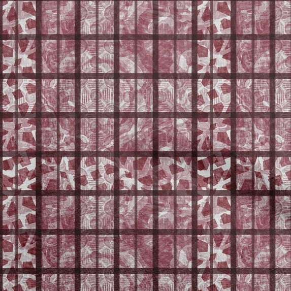 oneOone Cotton Jersey Maroon Fabric Houndstooth Craft Projects Decor Fabric Printed By The Yard 58 Inch Wide