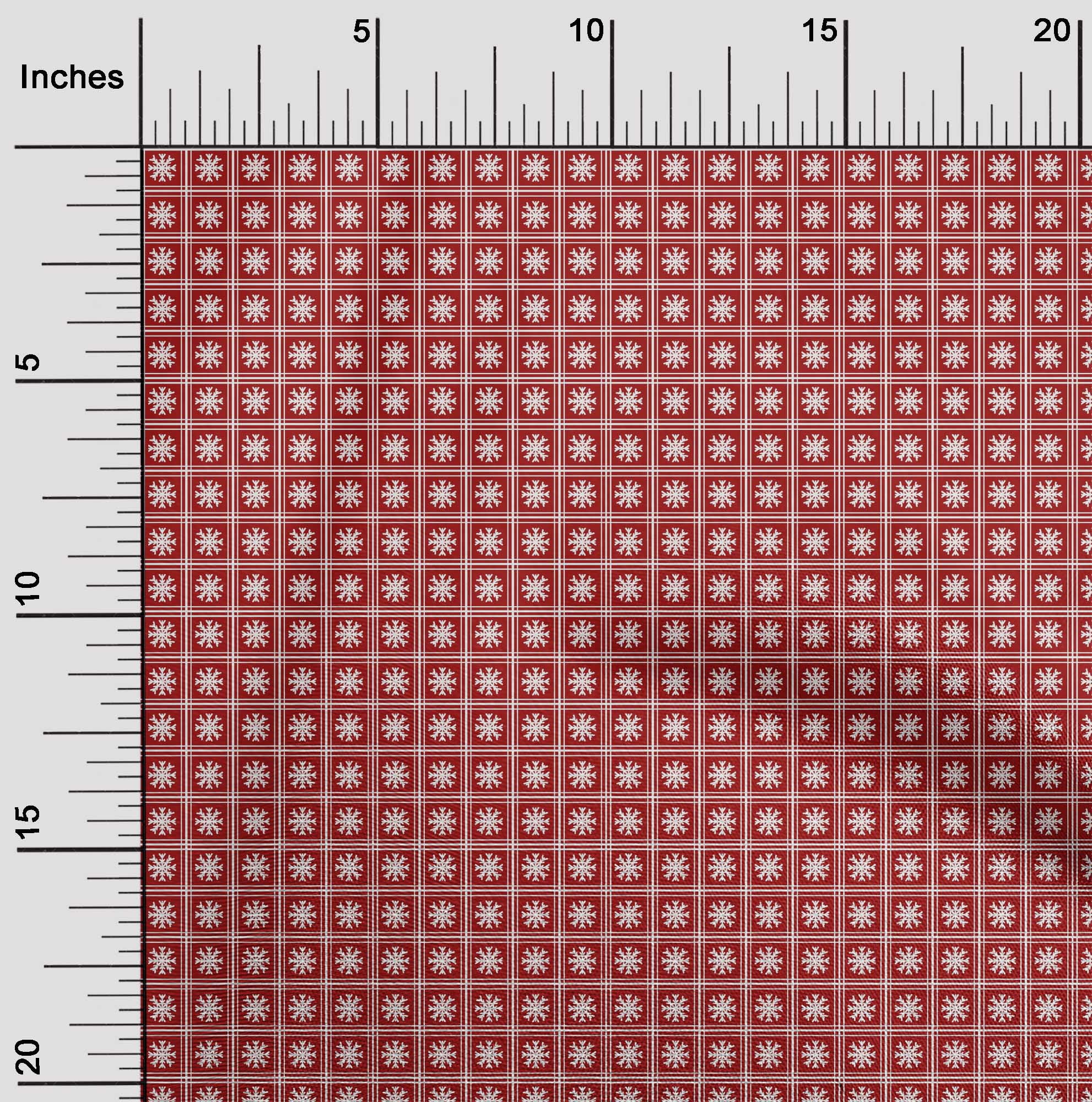 oneOone Cotton Jersey Maroon Fabric Merry Christmas Sewing Material Print Fabric By The Yard 58 Inch Wide