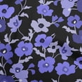 thumbnail image 1 of oneOone Cotton Jersey Medium Blue Fabric Floral Quilting Supplies Print Sewing Fabric By The Yard 58 Inch Wide, 1 of 4