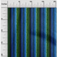 thumbnail image 1 of oneOone Cotton Jersey Medium Blue Fabric Stripes Sewing Craft Projects Fabric Prints By Yard 58 Inch Wide-G3A, 1 of 1