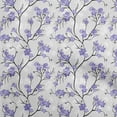 thumbnail image 1 of oneOone Cotton Jersey Medium Purple Fabric Floral Sewing Craft Projects Fabric Prints By Yard 58 Inch Wide, 1 of 5