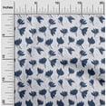thumbnail image 1 of oneOone Cotton Jersey Navy Blue Fabric Florals Sewing Fabric By The Yard Printed Diy Clothing Sewing Supplies 58 Inch Wide, 1 of 4