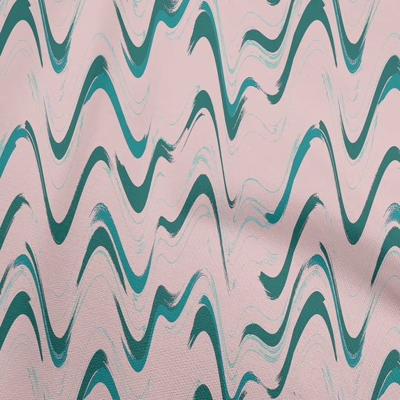 oneOone Cotton Jersey Pale Pink Fabric Geometric Craft Projects Decor Fabric Printed By The Yard 58 Inch Wide-9N