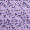 thumbnail image 1 of oneOone Cotton Jersey Pastel Purple Fabric Mushroom Quilting Supplies Print Sewing Fabric By The Yard 58 Inch Wide, 1 of 5