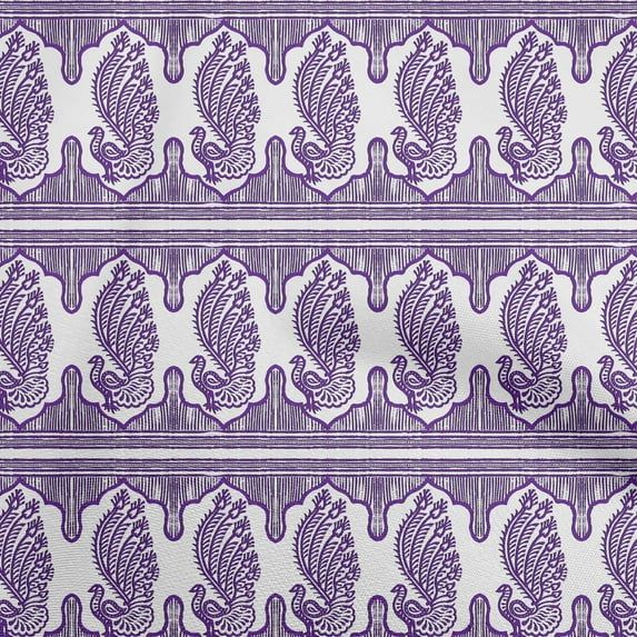 oneOone Cotton Jersey Plum Fabric Block Dress Material Fabric Print Fabric By The Yard 58 Inch Wide-XI