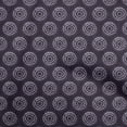 thumbnail image 1 of oneOone Cotton Jersey Purple Fabric Asian Tie & Dye Craft Projects Decor Fabric Printed By The Yard 58 Inch Wide, 1 of 4
