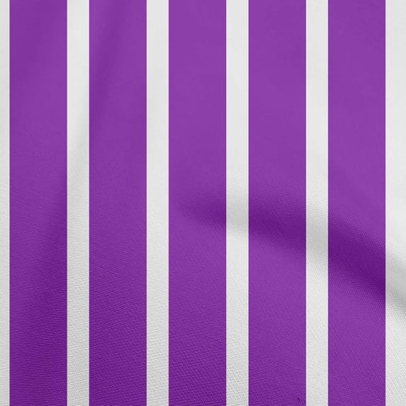 oneOone Cotton Jersey Purple Fabric Stripes Craft Projects Decor Fabric Printed By The Yard 58 Inch Wide