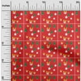 thumbnail image 1 of oneOone Cotton Jersey Red Fabric Merry Christmas Sewing Material Print Fabric By The Yard 58 Inch Wide-QH6, 1 of 4