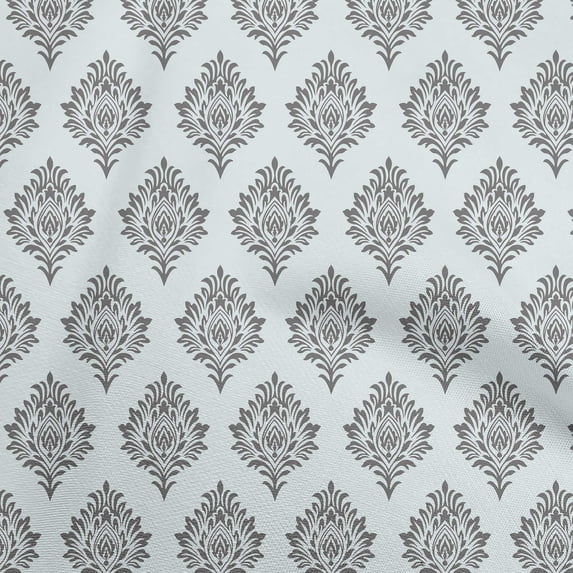 oneOone Cotton Jersey Sky Blue Fabric Block Dress Material Fabric Print Fabric By The Yard 58 Inch Wide-U0