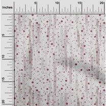 oneOone Cotton Jersey White Fabric Geometric Texture Sewing Material Print Fabric By The Yard 58 Inch Wide