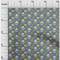 thumbnail image 1 of oneOone Cotton Jersey Yellow Fabric Skull Sewing Craft Projects Fabric Prints By Yard 58 Inch Wide, 1 of 1
