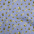 thumbnail image 1 of oneOone Cotton Poplin Amethyst Fabric Honey Bees Craft Projects Decor Fabric Printed By The Yard 56 Inch Wide, 1 of 4