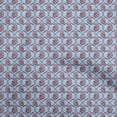 thumbnail image 1 of oneOone Cotton Poplin Baby Blue Fabric Ogee Quilting Supplies Print Sewing Fabric By The Yard 42 Inch Wide, 1 of 4