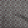 thumbnail image 1 of oneOone Cotton Poplin Black Fabric Asian Suzani Fabric For Sewing Printed Craft Fabric By The Yard 56 Inch Wide, 1 of 5