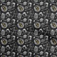 thumbnail image 1 of oneOone Cotton Poplin Black Fabric English Breakfast Dress Material Fabric Print Fabric By The Yard 56 Inch Wide, 1 of 6