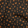 thumbnail image 1 of oneOone Cotton Poplin Black Fabric Halloween Sewing Material Print Fabric By The Yard 42 Inch Wide, 1 of 4