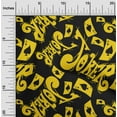 thumbnail image 1 of oneOone Cotton Poplin Black Fabric Joker & Poker Text Dress Material Fabric Print Fabric By The Yard 42 Inch Wide, 1 of 4