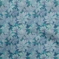thumbnail image 1 of oneOone Cotton Poplin Blue Fabric Asian Batik Floral Dress Material Fabric Print Fabric By The Yard 42 Inch Wide, 1 of 4
