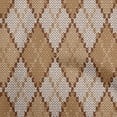 thumbnail image 1 of oneOone Cotton Poplin Brown Fabric Argyle Fabric For Sewing Printed Craft Fabric By The Yard 42 Inch Wide, 1 of 4