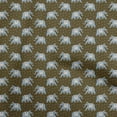 thumbnail image 1 of oneOone Cotton Poplin Brown Fabric Elephant Fabric For Sewing Printed Craft Fabric By The Yard 42 Inch Wide, 1 of 5